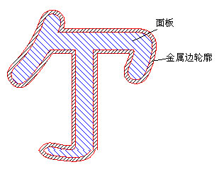 金属发光字示意图