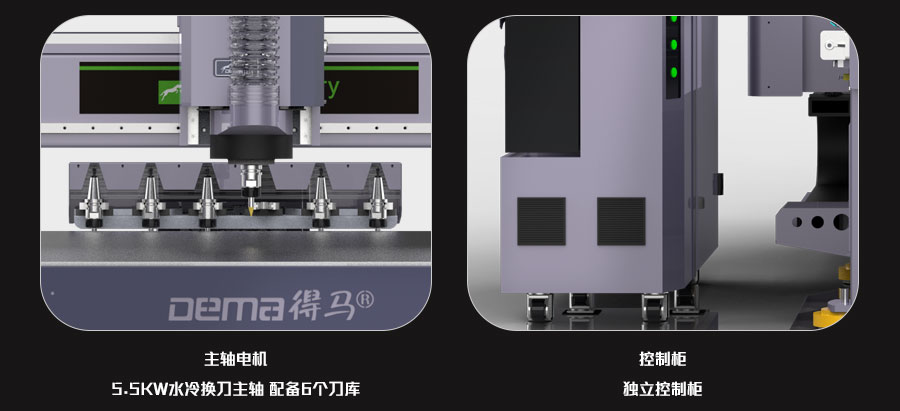 DEMA-M5迷你字雕刻机细节